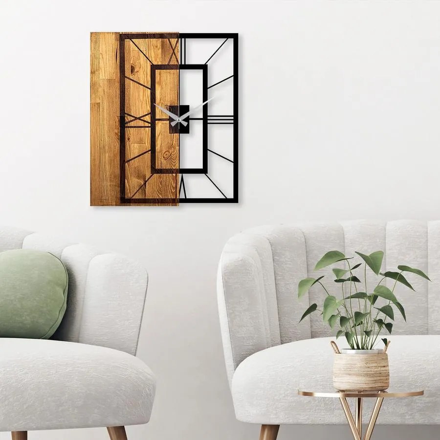Fali Dekoráció Decorative Wooden Wall Clock, Wooden Clock 37