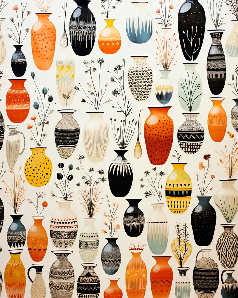 Poszter 40x50cm Vázák szimfóniája