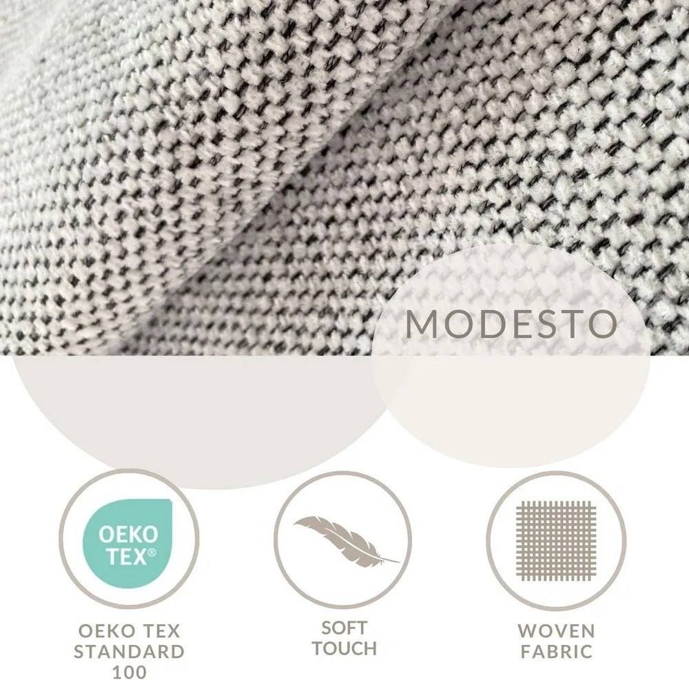 Világosszürke ágyneműtartós boxspring ágy 140x200 cm Urbaneo – Maison de Rêve