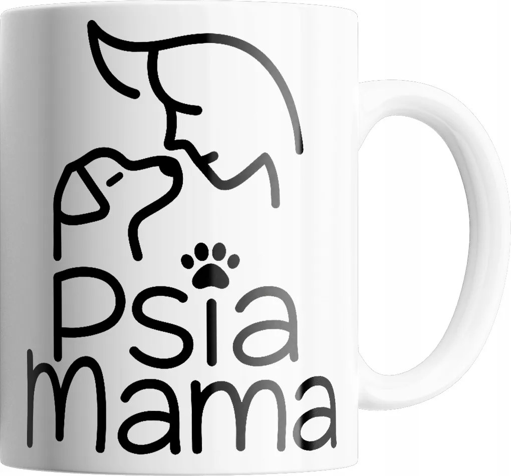 Bögre Kutya Mama Bögre Kiváló Minőség Ajándék Szöveg