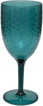 Estiva borospohár, műanyag, kék