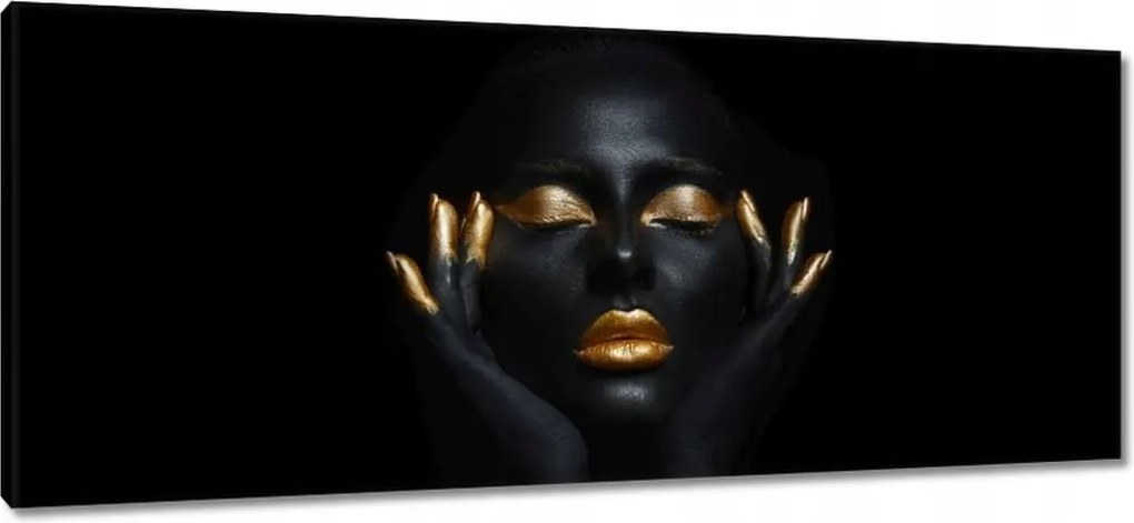 Festmények 100x40 Arany meditáció