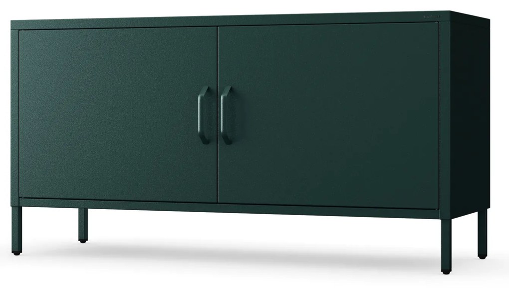 TV-szekrény lábakon ROSA, 1150 x 595 x 400 mm, Modern: palack zöld szín