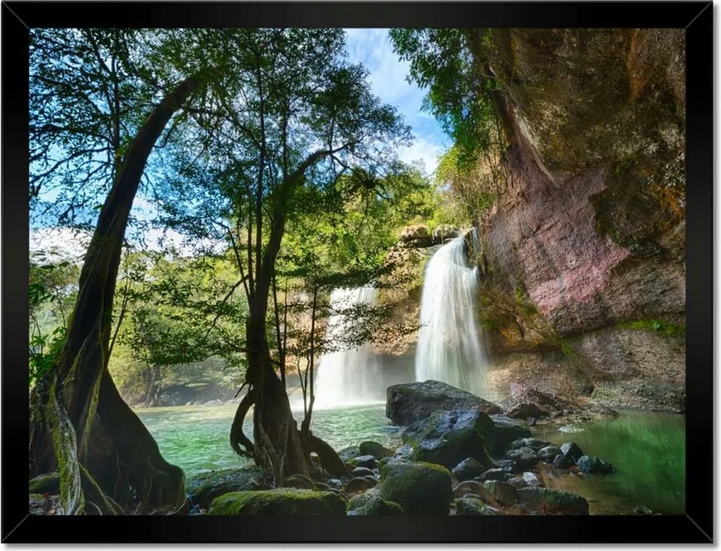 Poszterek keretben 40x30 Kaszkád vízesés