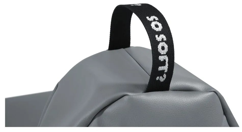 Narancssárga bőrutánzat babzsákfotel Chill XXL – So Soft?