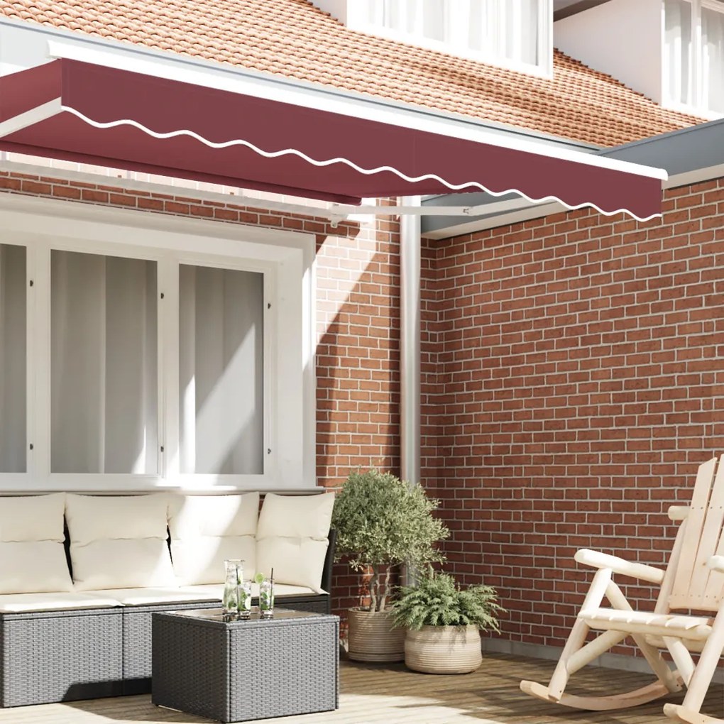 Napellenző Valance 2.5 m-es Keretre Burgundi 2.3x0.2 m