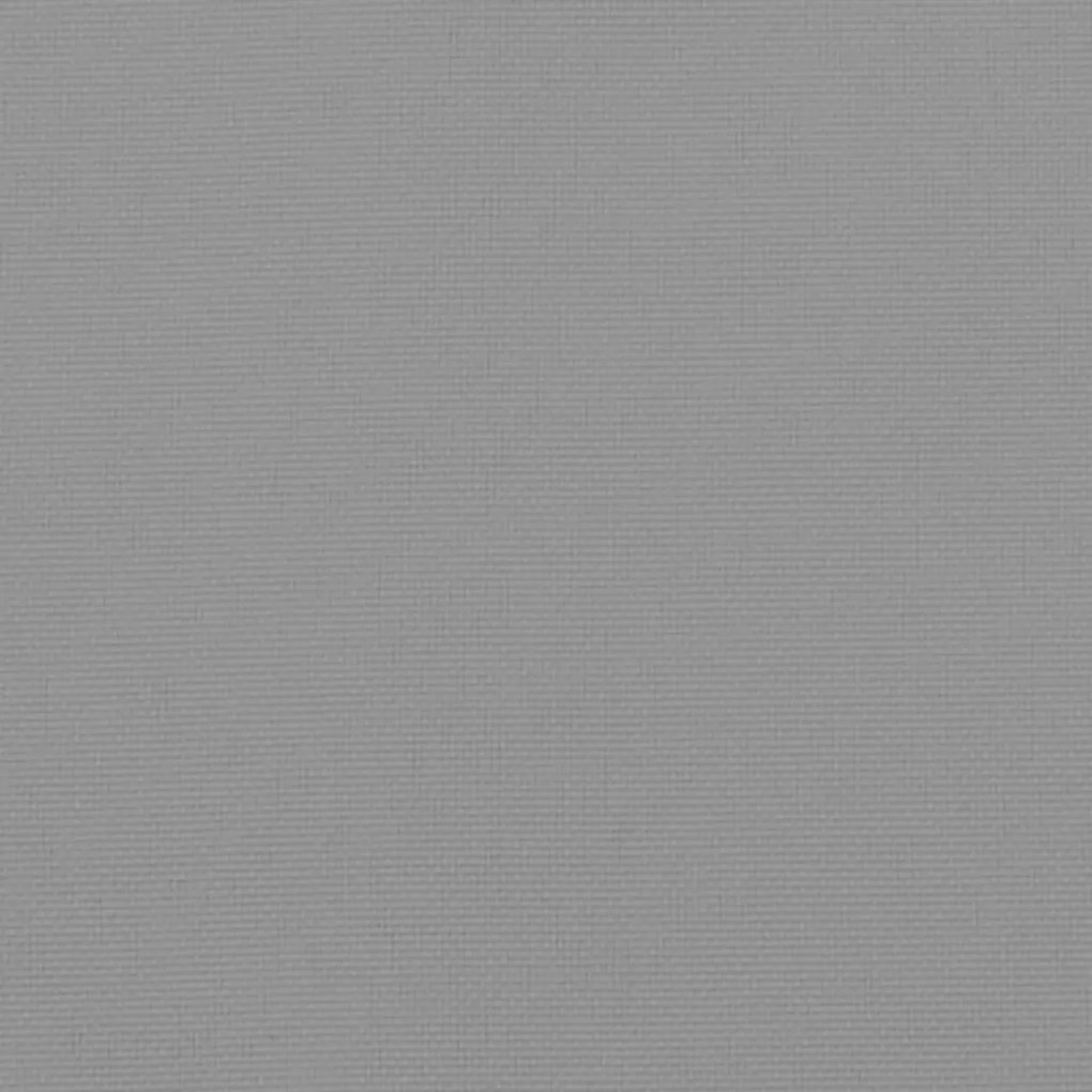 2 db szürke oxford szövet kerti padpárna 100 x 50 x 7 cm