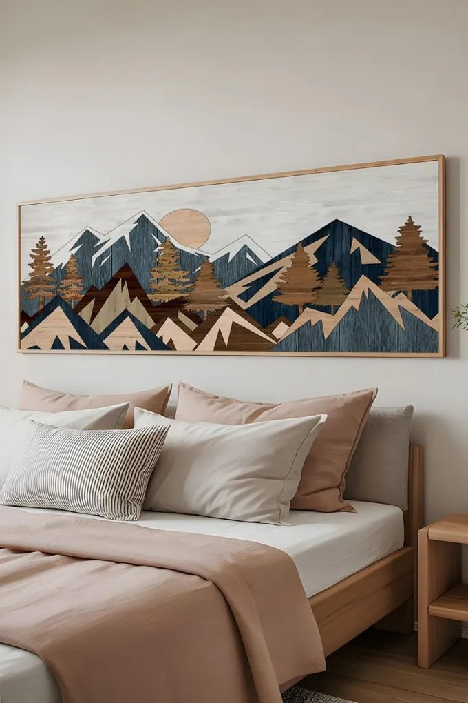 Artsmdfyty8-50120 keretezett MDF falikép, 50 x 120 cm