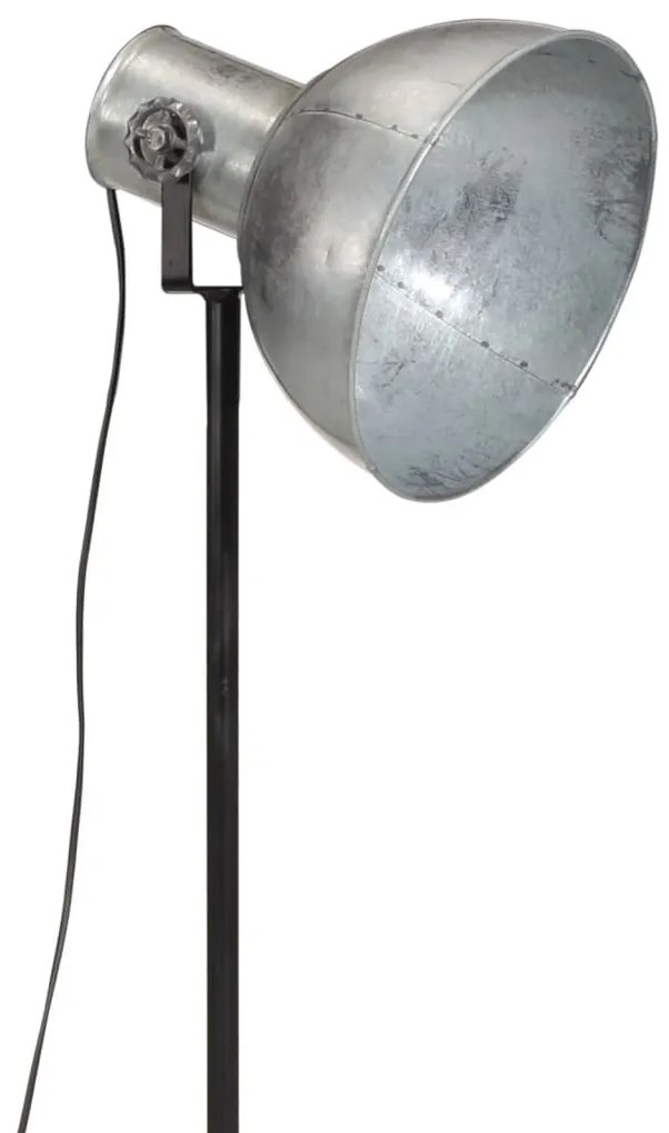 vintage ezüst állólámpa 25 W 75x75x90-150 cm E27