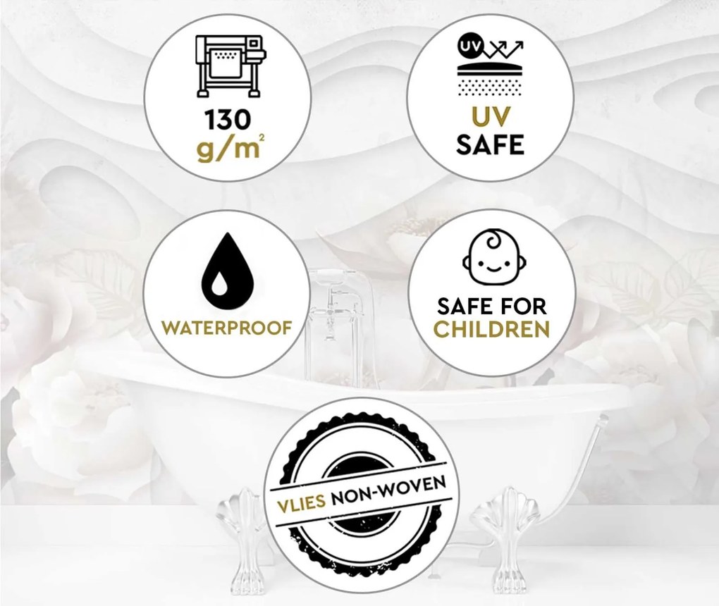 Gario Fotótapéta Virágzó virágok Anyag: Vlies, Méret: 350 x 245 cm