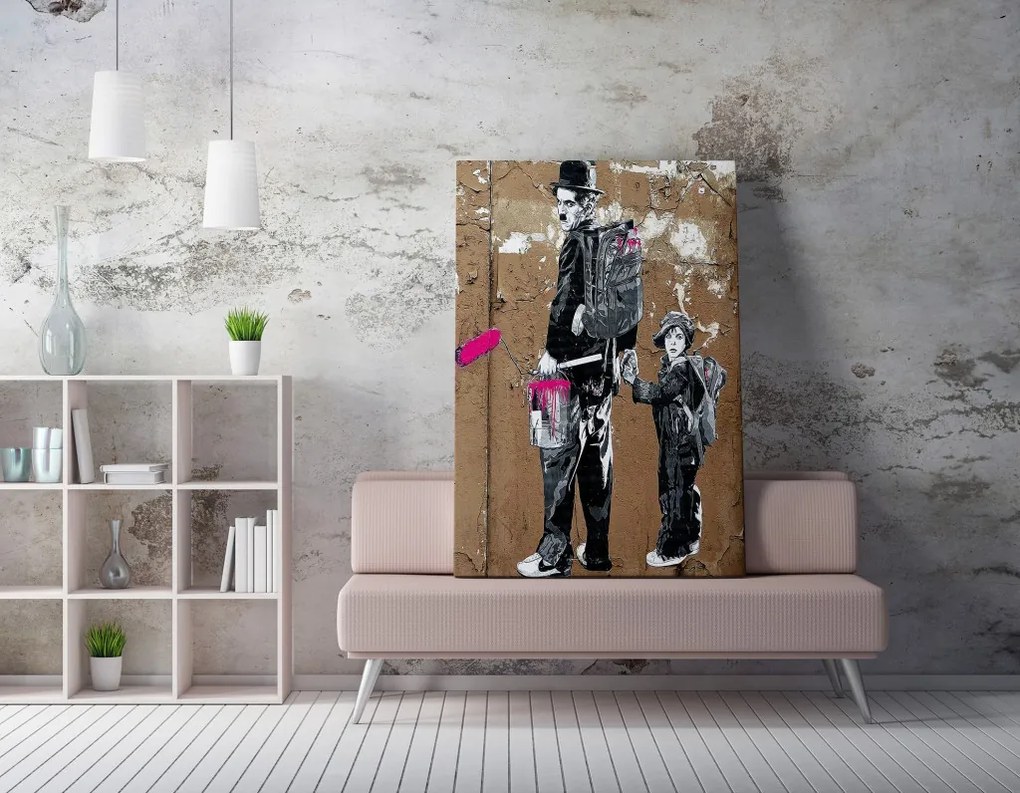WY57 Banksy vászonkép, 50 x 70 cm