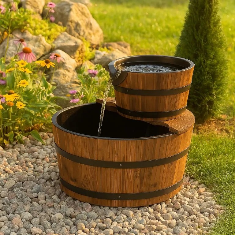 GARTHEN Kerti csobogó szökőkút Ø44 cm