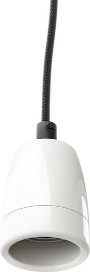 RENDL FABIO függesztő készlet fekete porcelán 230V LED E27 15W