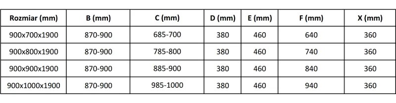 Mexen Apia eltolható zuhanykabin 90 x 100 cm, 5 mm-es üveg, króm profil-átlátszó üveg / hevederek + vékony zuhanytálca 5 cm, 840-090-100-01-20-4010