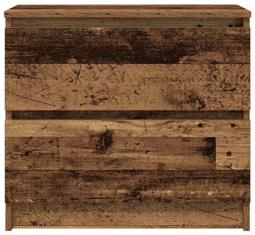 antik hatású szerelt fa TV-szekrény 60x35x54 cm