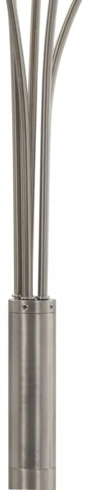 ezüst állólámpa 200 cm 5 db E14 típusú foglalattal