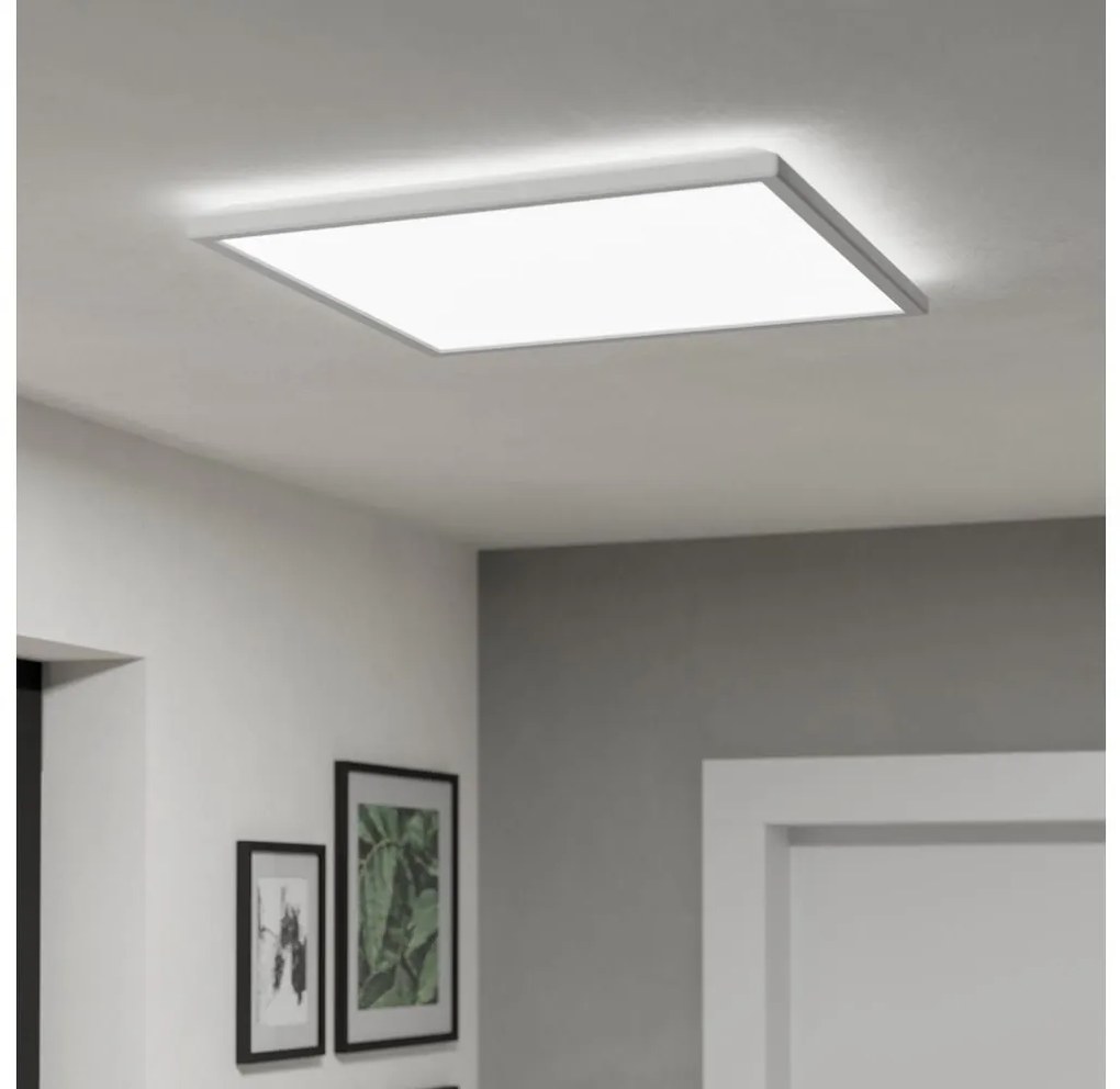 Eglo 901462 - LED Dimmelhető fürdőszobai lámpa ROVITO-R 17W/230V 50x50 cm IP44 fehér + távirányító