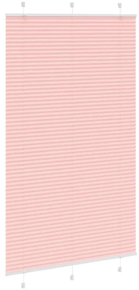 pliszírozott redőny rózsaszín 120x200cm szövetszélesség 119,4cm