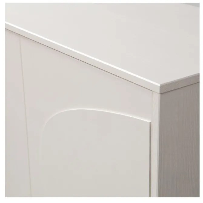 Világosszürke borovi fenyő szekrény 85x135 cm Cadiz – WOOOD