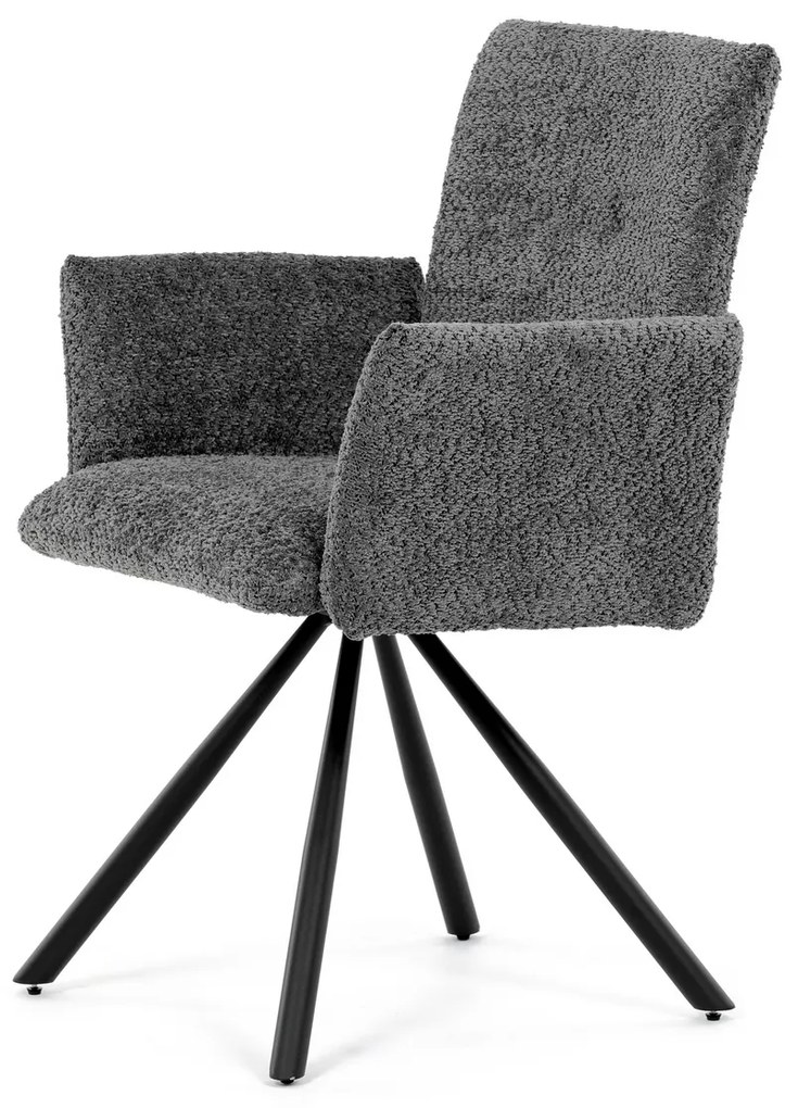 Étkezőszék szett visszahúzható mechanizmussalDCH-W1117 GREY2, 2 db