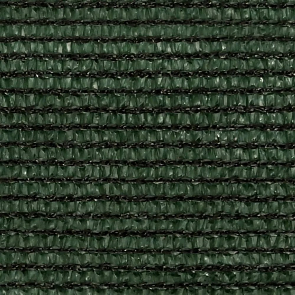 sötétzöld HDPE napvitorla 160 g/m² 2,5 x 2,5 m