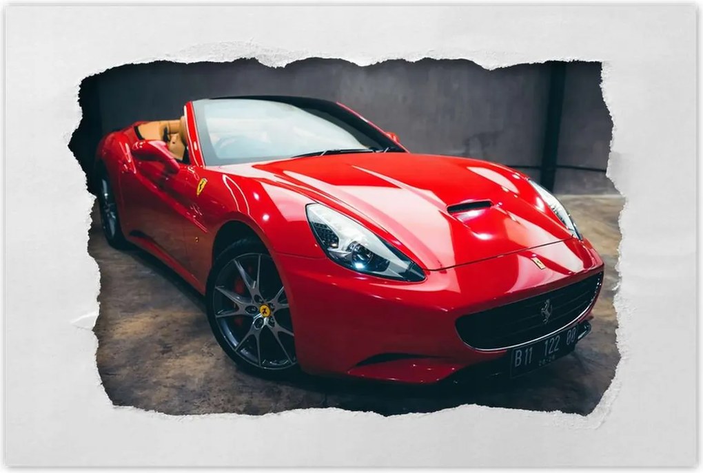 Poszterek 90x60 Ferrari Cabrio kabrió