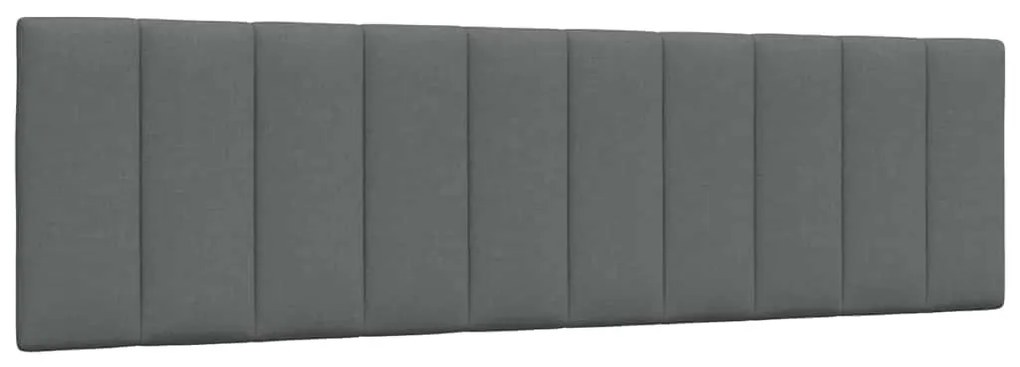 sötétszürke szövet fejtámla párna Hanko 180 cm