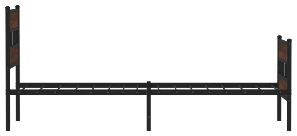ágykeret fejtámlával és lábtámasszal matrac nélkül 80 x 200 cm