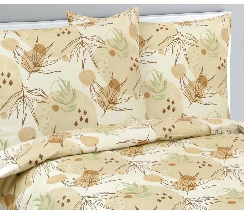 Bellatex Flanel ágynemű Podzim, 140 x 220 cm, 70 x 90 cm