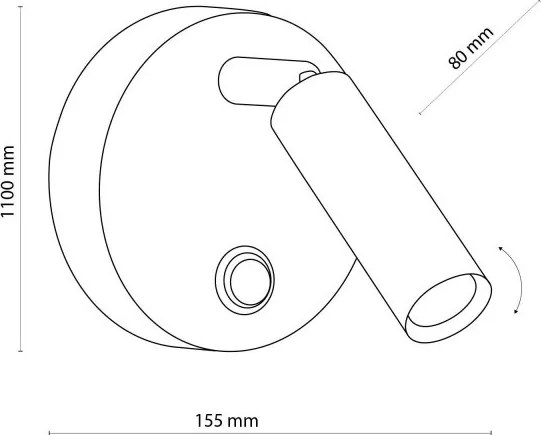 Fali Lámpa Arany ENZO TK LIGHTING 1372