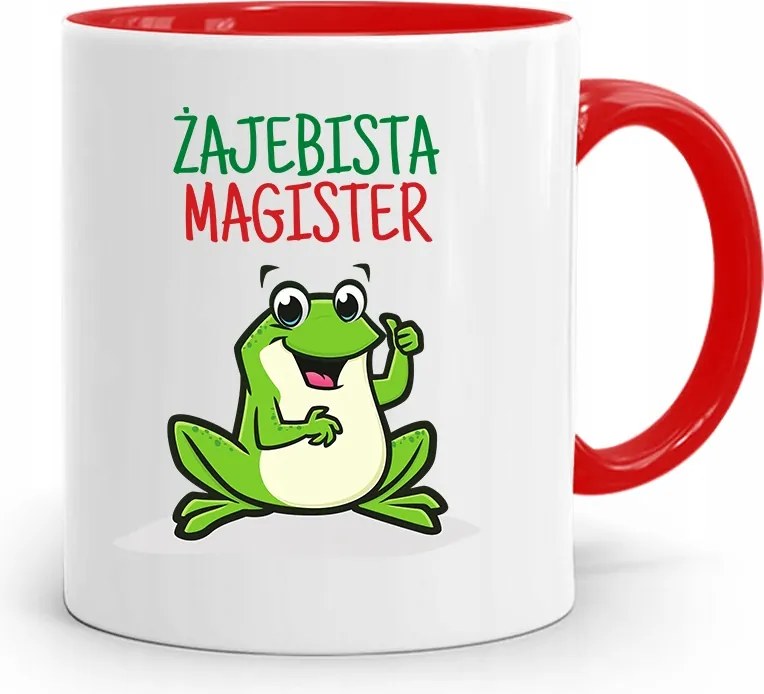 Mester Bögre Piros Születésnapi Ajándék fényképes nyomtatással