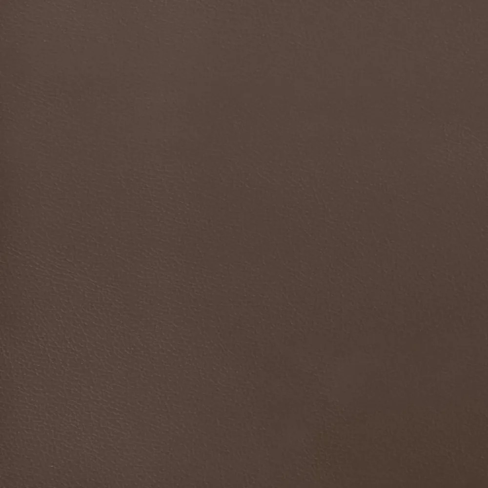 barna műbőr rugós ágy matraccal 180 x 200 cm