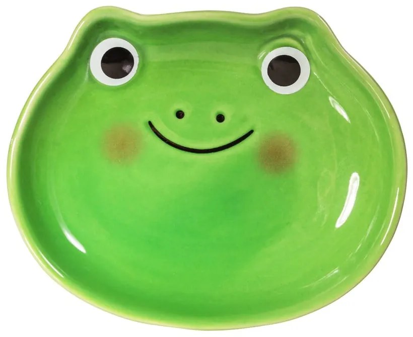 Agyagkerámia dekoratív tálca 9x7,5 cm Frog – Sass & Belle