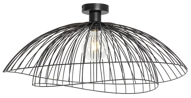 Design mennyezeti lámpa fekete 66 cm - Pua