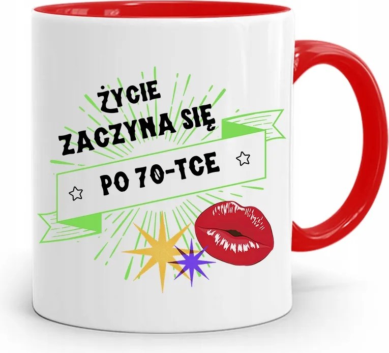 Bögre Tökéletes Ajándék Születésnapra 70 70-es 70-es évek fotónyomtatással