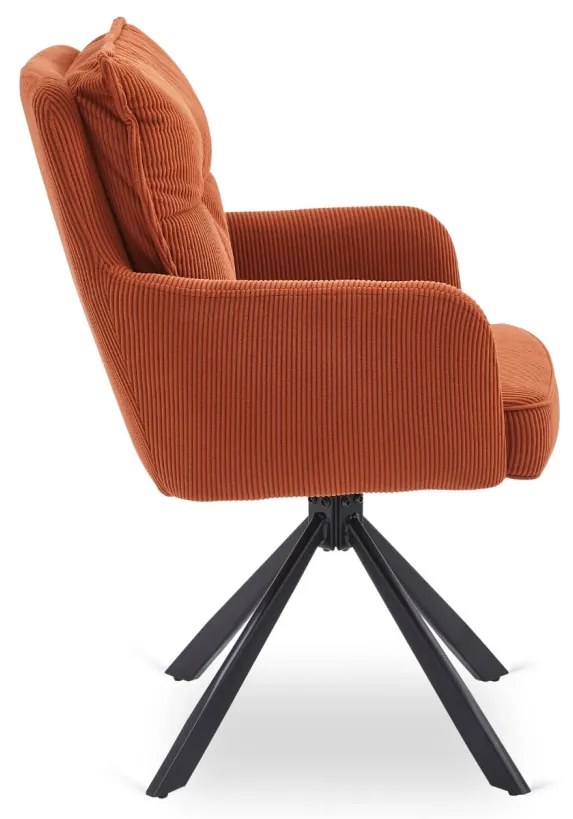 Forgó Étkező/Tárgyaló Rozsdabarna Színben. CITY