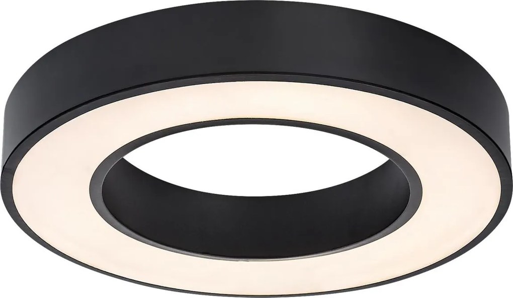 Rabalux 71360 - CIRANO LED mennyezeti lámpa, 24W, 230V, választható színhőmérséklet: 3000/4000/6500K, átm. 40 cm, fekete