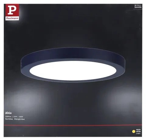 Paulmann 70986  - LED/22W Mennyezeti lámpa ABIA 230V sötétkék