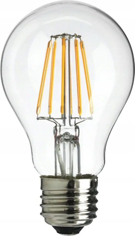 Led izzó E27 filament 8W meleg dekoratív Edison
