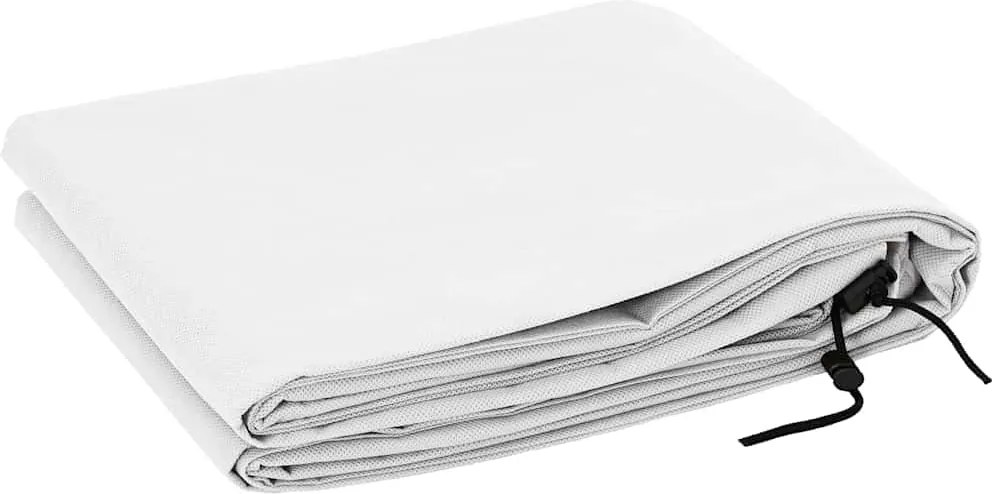 vidaXL Fagy Elleni Növény Gyapjú Fedők 5 pcs Fehér 1,55 x 1,55 m