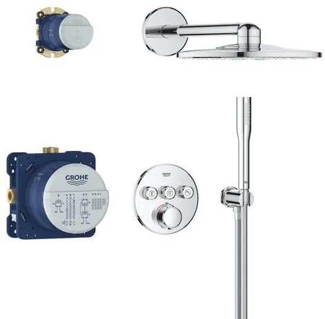 Grohe Precision SmartControl zuhanyrendszer vakolat alatti résszel együtt króm 34874000 G34874000