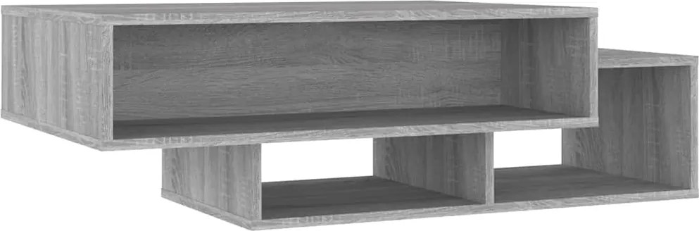 vidaXL szürke sonoma színű szerelt fa dohányzóasztal 105x55x32 cm