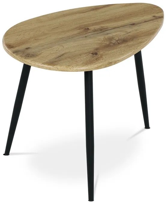 Tárolóasztal 60×40 cm, MDF, Tölgy. AF-3011 OAK