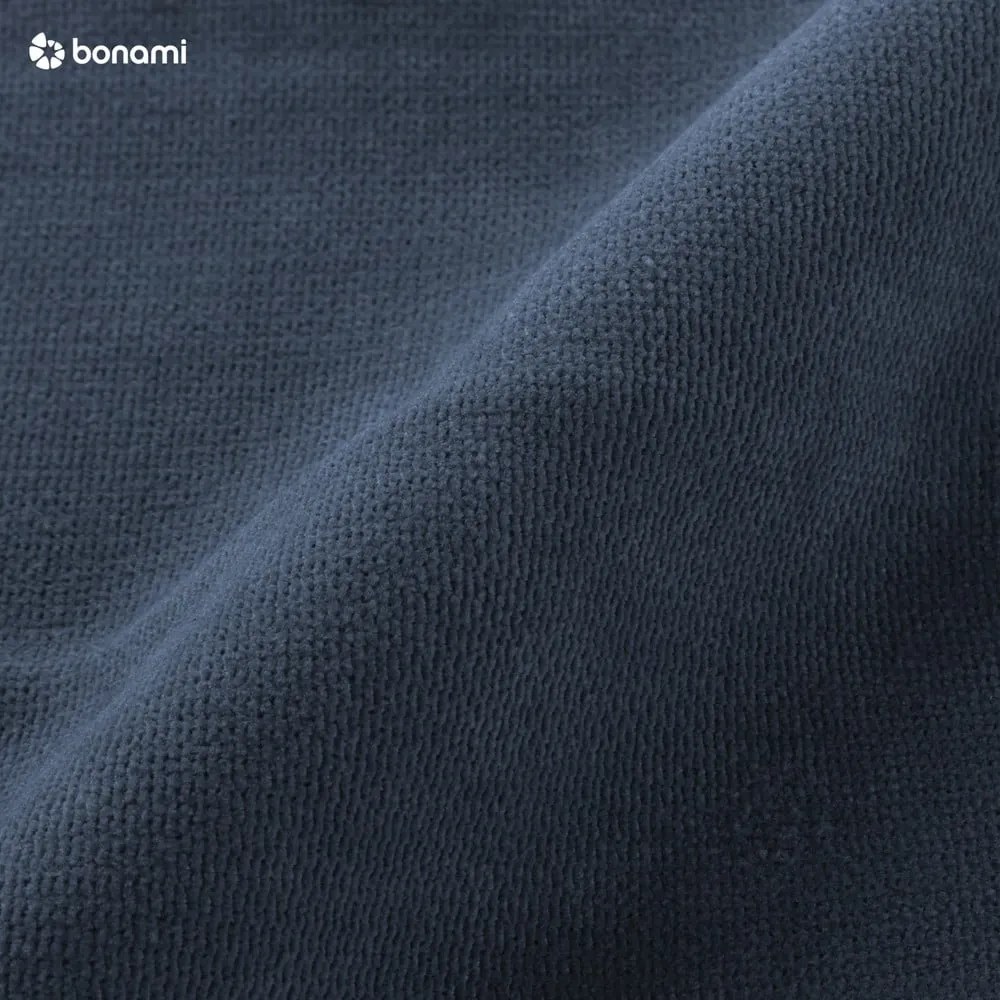 Tölgyfa pad tárolóhellyel, kék ülőrésszel Retro - The Beds