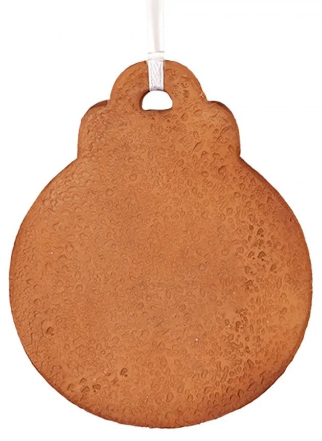 Karácsonyfadísz Mézeskalács masnis dísz