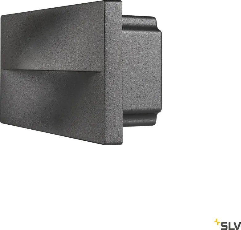 SLV 233635 ADI Kültéri Falba Építhető Lámpa Antracit LED IP55