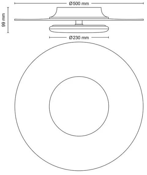 Philips- LED Dimmelhető mennyezeti lámpa GARNET SCENE SWITCH LED/40W/230V 4000K