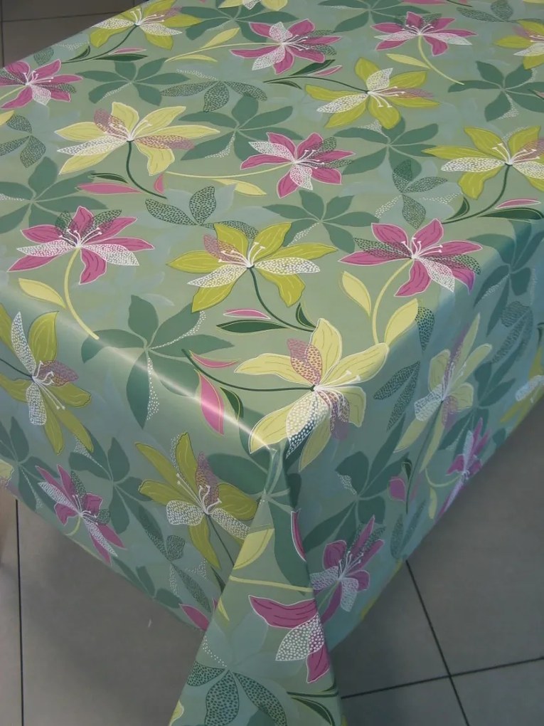 Cerata Abrosz Nem Szőtt Bőrből Színes Virágok Liliomok 140x170