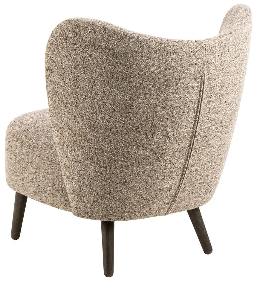 Bézs buklé fotel Elmont – Actona