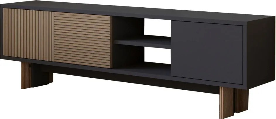 Ravello TV-állvány, meleg tölgy-antracit, 150 cm